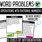 Operations with Rational Numbers: Real World Word Problems