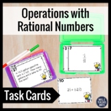 Operations with Rational Numbers Task Cards 7.NS.1 7.NS.2