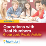 Operations with Real Numbers Logic Puzzle Group Activity