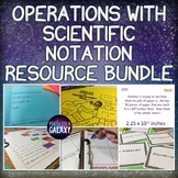 Operations with Scientific Notation Activity Bundle