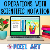 Multiplying and Dividing with Scientific Notation Pixel Ar