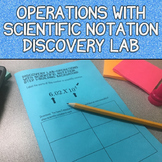 Operations with Scientific Notation Lesson (Discovery Lab)