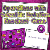 Operations with Scientific Notation Review Game