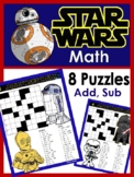 Operations (+-x/) Puzzles with Star Wars theme Gr 3-4