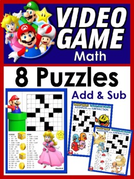 Sonic Themed Mult Puzzles: Gr 3-5 - MULT by TeachHeath