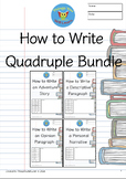 How to Write Bundle (Opinion, Descriptive, Personal Narrat