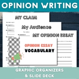 Opinion Essay: Vocabulary & Graphic Organizers for Audienc