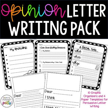 Preview of Opinion Letter Writing Pack