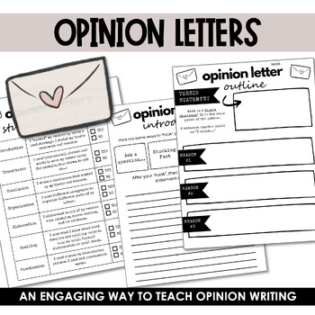 Preview of Opinion Letters | Persuasive Letters