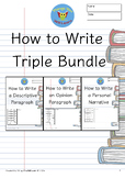 How to Write Bundle (Opinion, Descriptive, Personal Narrative)