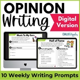 Opinion Writing Templates & Graphic Organizers DIGITAL Par
