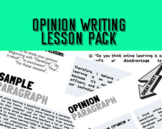 Applying Formulas to Opinion Paragraph Writing