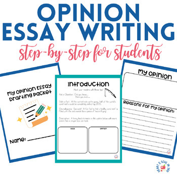 Opinion Persuasive Essay for Students - Digital & Printable - Writer's ...