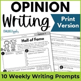 Opinion Writing Prompts & Graphic Organizers for Paragraph