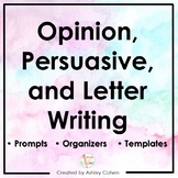 Opinion, Persuasive, and Letter Writing - Organizers, Temp