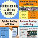 Opinion Writing and Opinion Reading Bundle 3