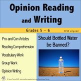 Opinion Writing and Opinion Reading - Should Bottled Water