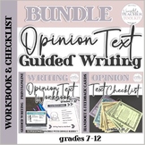 Persuasive Writing/Opinion Text Guided Writing with Checkl