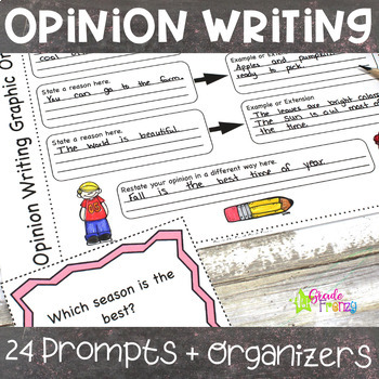 Preview of Opinion Writing Opinion Writing Prompts