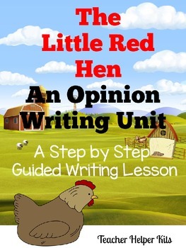 Preview of Opinion Writing Lesson-The Little Red Hen