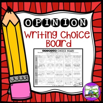 Opinion Writing by The Owl Teach | TPT
