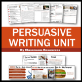 Persuasive Writing Unit Distance Learning Opinion Writing