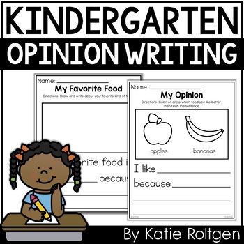 Preview of Opinion Writing (Kindergarten Writing Prompts)