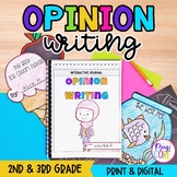 Opinion Persuasive Writing Journal 2nd 3rd Grade Unit - Le
