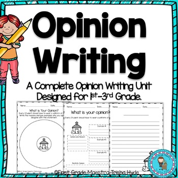 Preview of Opinion Writing