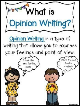 Opinion Writing by Andrea Marchildon | TPT