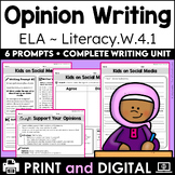 Opinion Writing | 4th Grade Writing 6 Week Unit