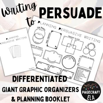 Preview of Opinion Writing | A3 One Pager | Graphic Organizer | Planning Persuasive Writing