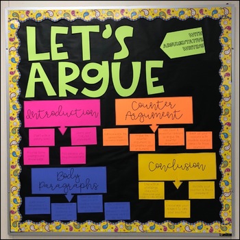 argument essay bulletin board