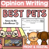 Opinion Writing Best Pet | Easel Activity Distance Learning