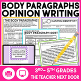 Opinion Writing Body Paragraphs - How to Write Body Paragr