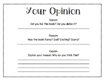 opinion writing book review