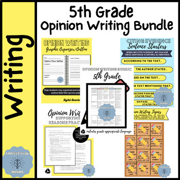 Preview of Opinion Writing Bundle