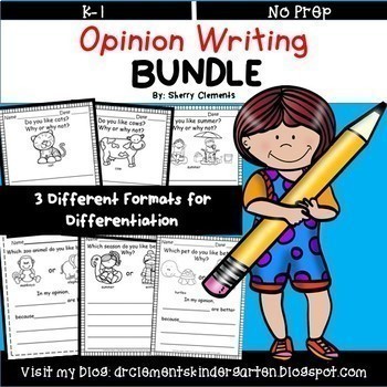 Preview of Opinion Writing Bundle | Pets | Farm Animals | Food | Ocean Animals | Holidays