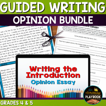 Preview of Opinion Writing Bundle | Introduction and Conclusion Paragraphs