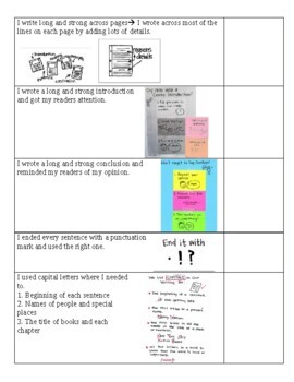 Opinion Writing Checklist TC Inspired: Student Friendly | TPT