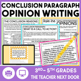 Opinion Writing Conclusion Paragraphs - How to Write Concl