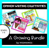 Opinion Writing Craftivity Bundle!