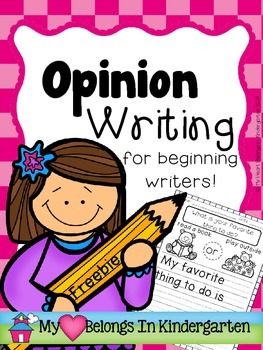 Preview of Opinion Writing FREEBIE