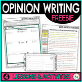 Opinion Writing FREEBIE Lesson Plans, Anchor Charts, Organ