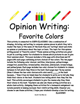 write an essay about your favorite color