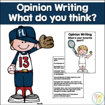 Preview of Opinion Writing Favorite Sport