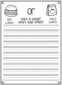Opinion Writing Freebie {Back to School} by Smile For Success | TPT