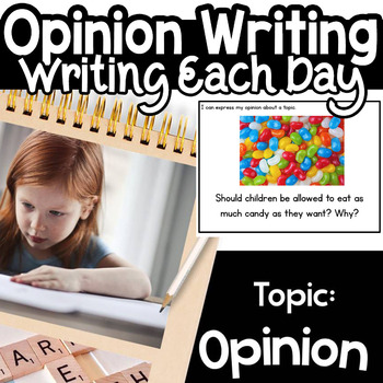 Preview of Opinion Writing Google classroom Power Point 