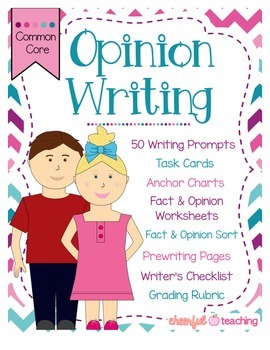 Opinion Writing (Grades 2 & 3) by Cheerful Teaching | TpT