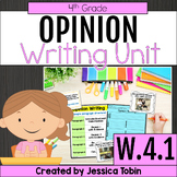 Opinion Writing Graphic Organizers, Prompts, Lessons, Rubrics 4th Grade W.4.1